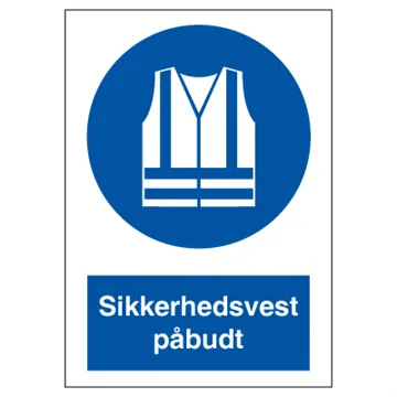 Sikkerhetsvest påbudt