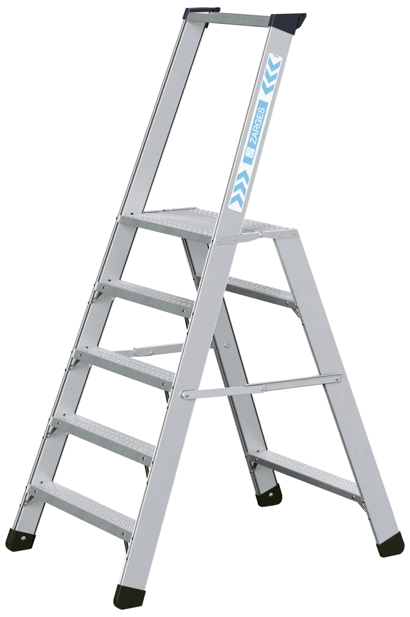 Arbeidsbukk med gelender Seventec RC SP 5 trinn 1,08 m