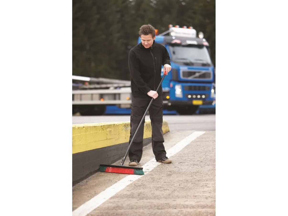 Verkstedskost, 665 mm, stiv, FSC tre/svart