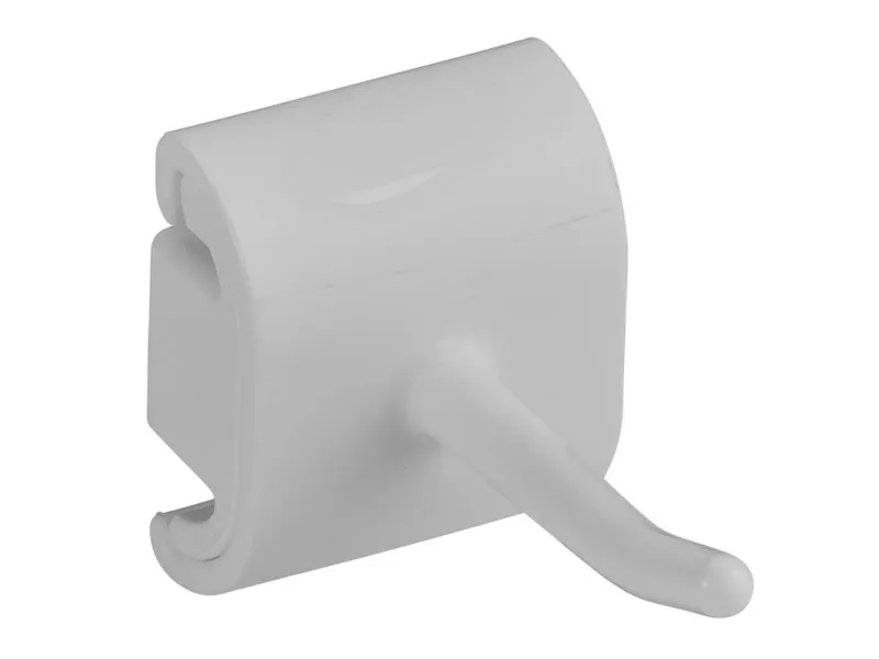 Vikan, Hygiejnisk Vægophæng, Enkeltkrogs Modul, 41 mm, Hvid