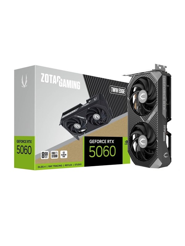 ZOTAC GeForce RTX 5060 Twin Edge - 8GB GDDR7 RAM - Grafikkort