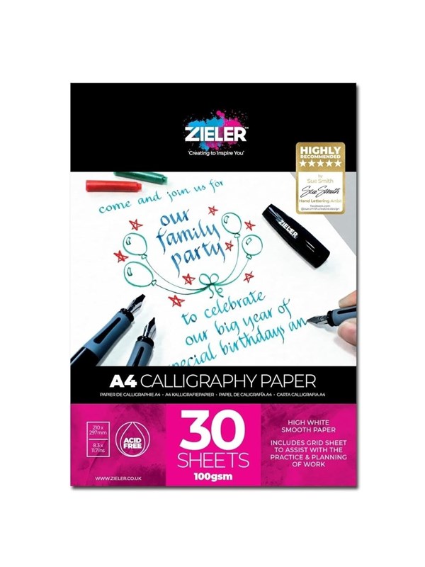 Zieler Calligraphy pad A4 30 sheets 100g.