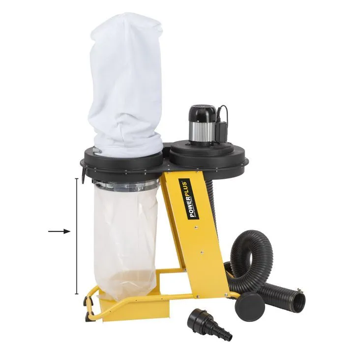 Støv- og sponoppsamler 550 W 65 liter