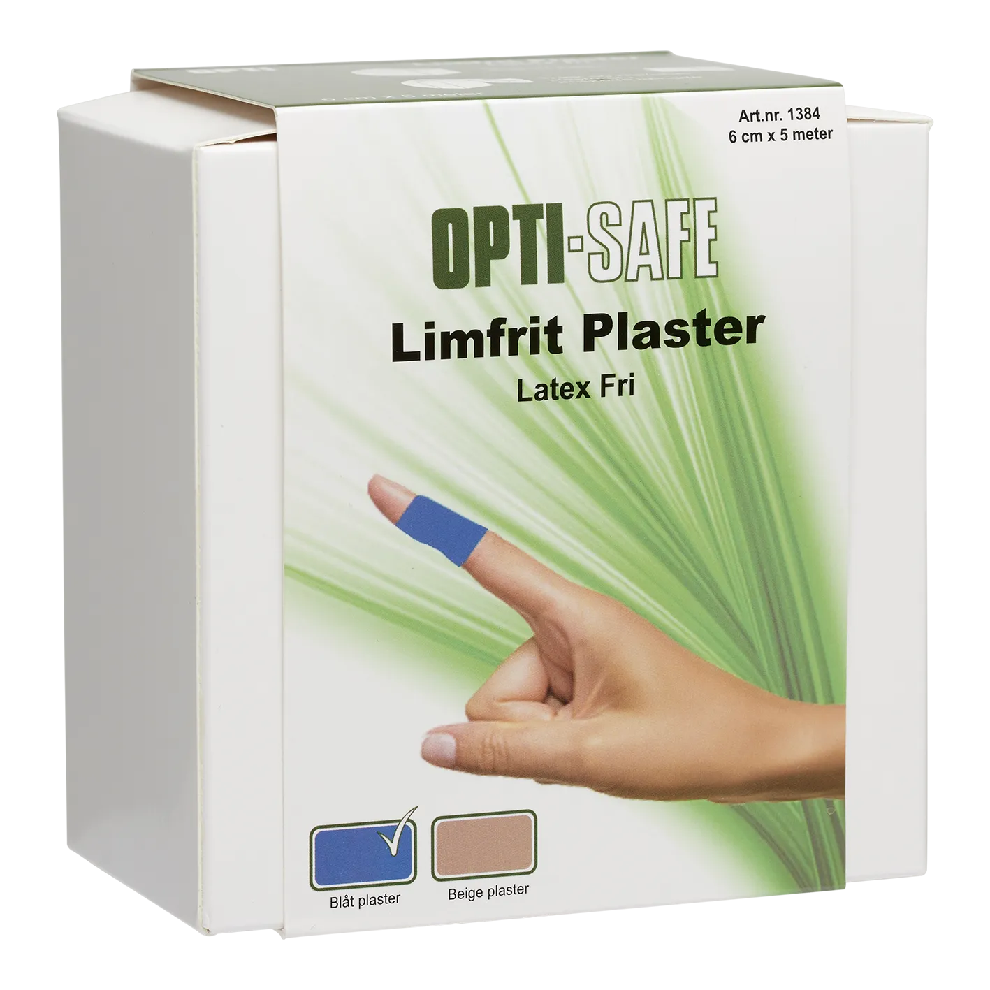 Plaster Opti-Safe - blå, 6 cm x 5 m
