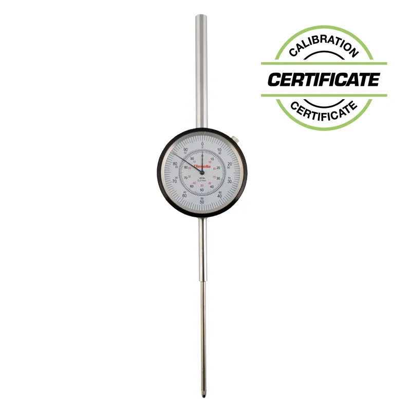 Måleur 0-100x0,01 mm med øye (inkl. sertifikat)