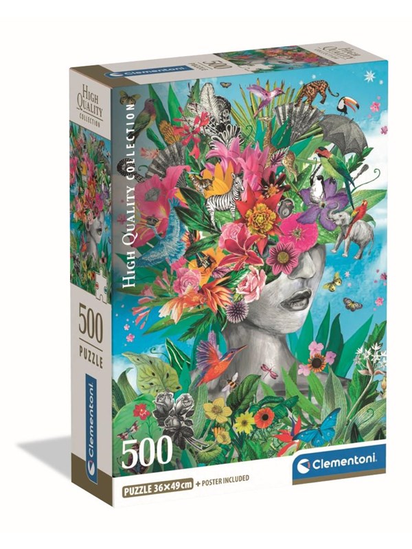 Clementoni Jigsaw Puzzle Head in the Jungle 500pcs. Gulv