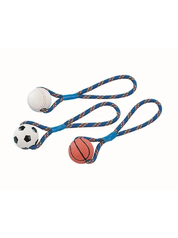 Nobby Gummi bold med reb 8 cm