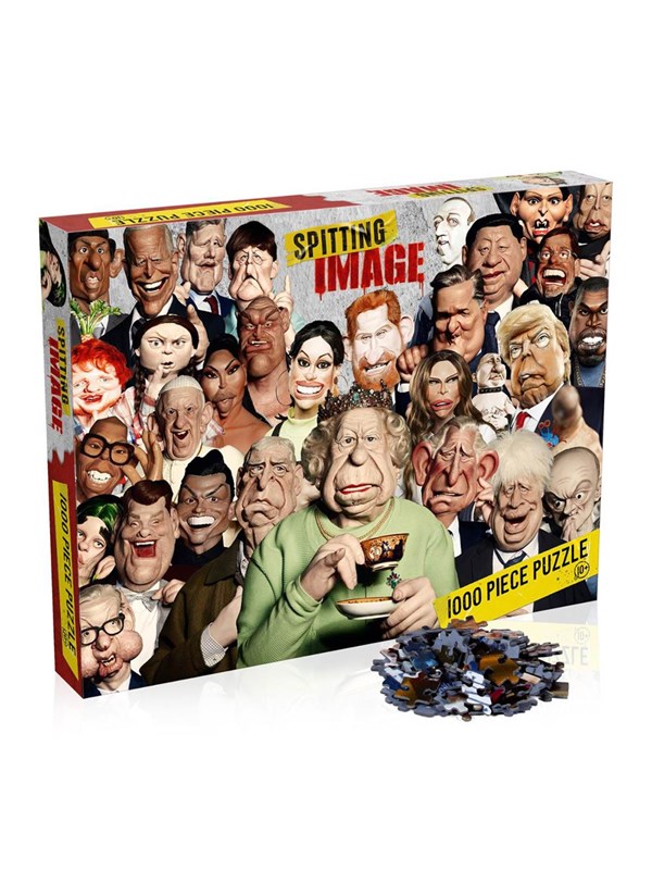 Winning Moves Puzzle - Spitting Image (1000 pieces) Gulv