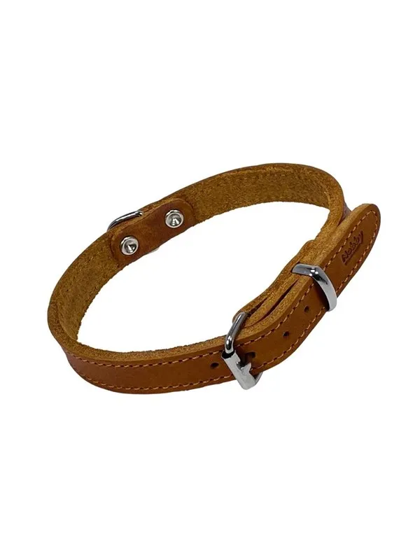 Nobby Halsbånd TABIL 40 cm (31-36 cm) 16 mm Cognac