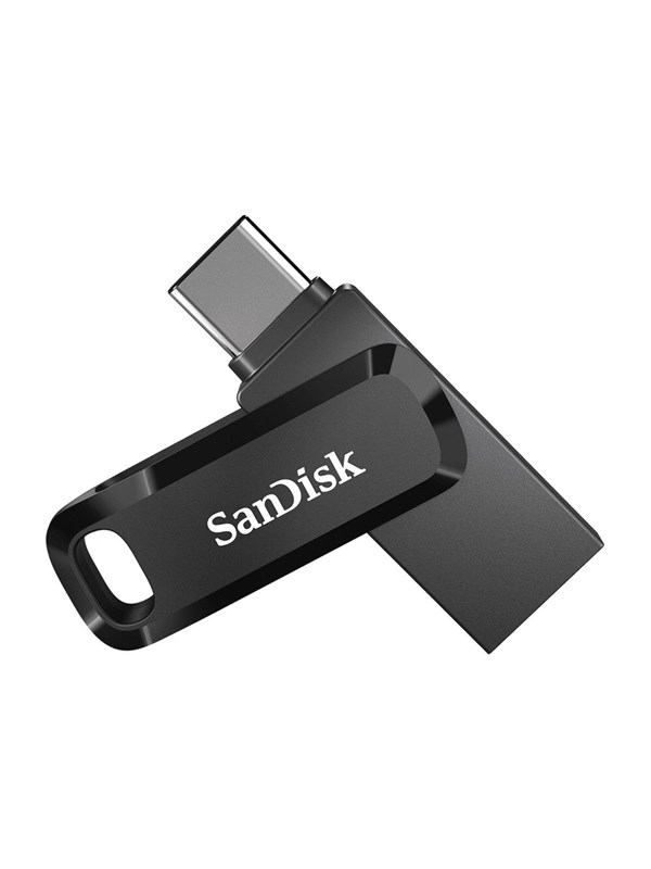 SANDISK Ultra Dual Drive Go - Svart - 128GB - Minnepenn