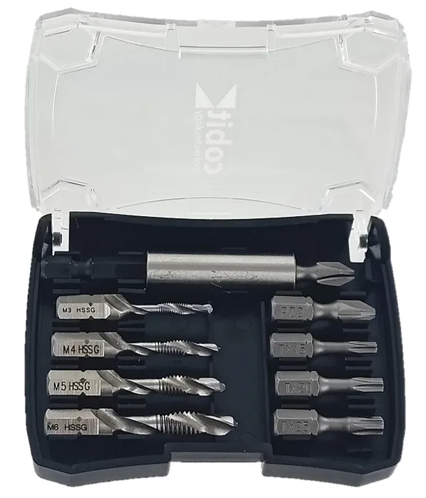 Cobit 1/4" HSS-G kombitappesett M3-M4-M5-M6