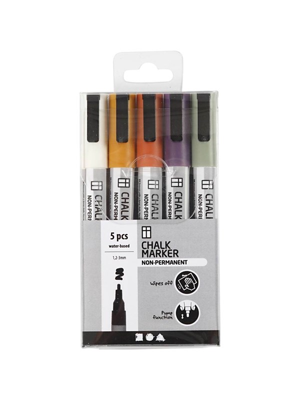 Creativ Company Chalk Markers Pastels 5pcs.