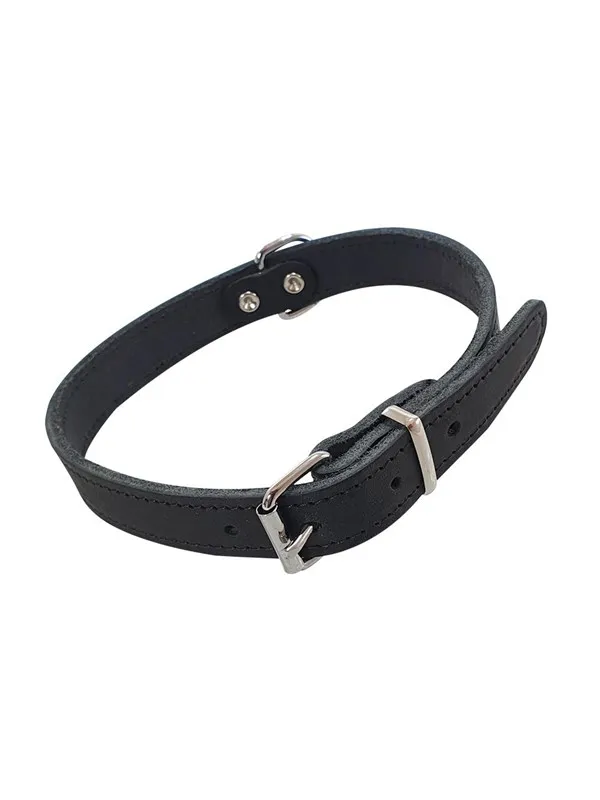 Nobby Halsbånd TABIL 45 cm (35-40 cm) 18 mm Sort