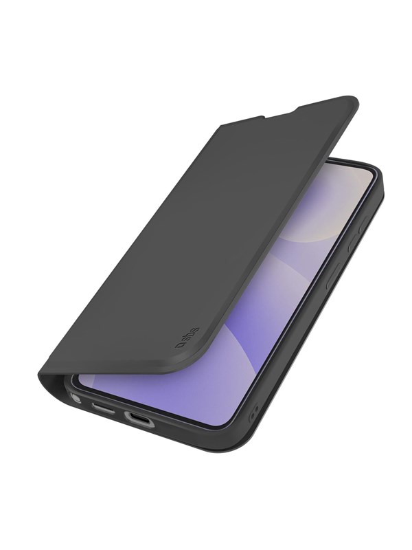 SBS Wallet Smooth Case for Samsung Galaxy S26 Ultra with Flip Cover - Black