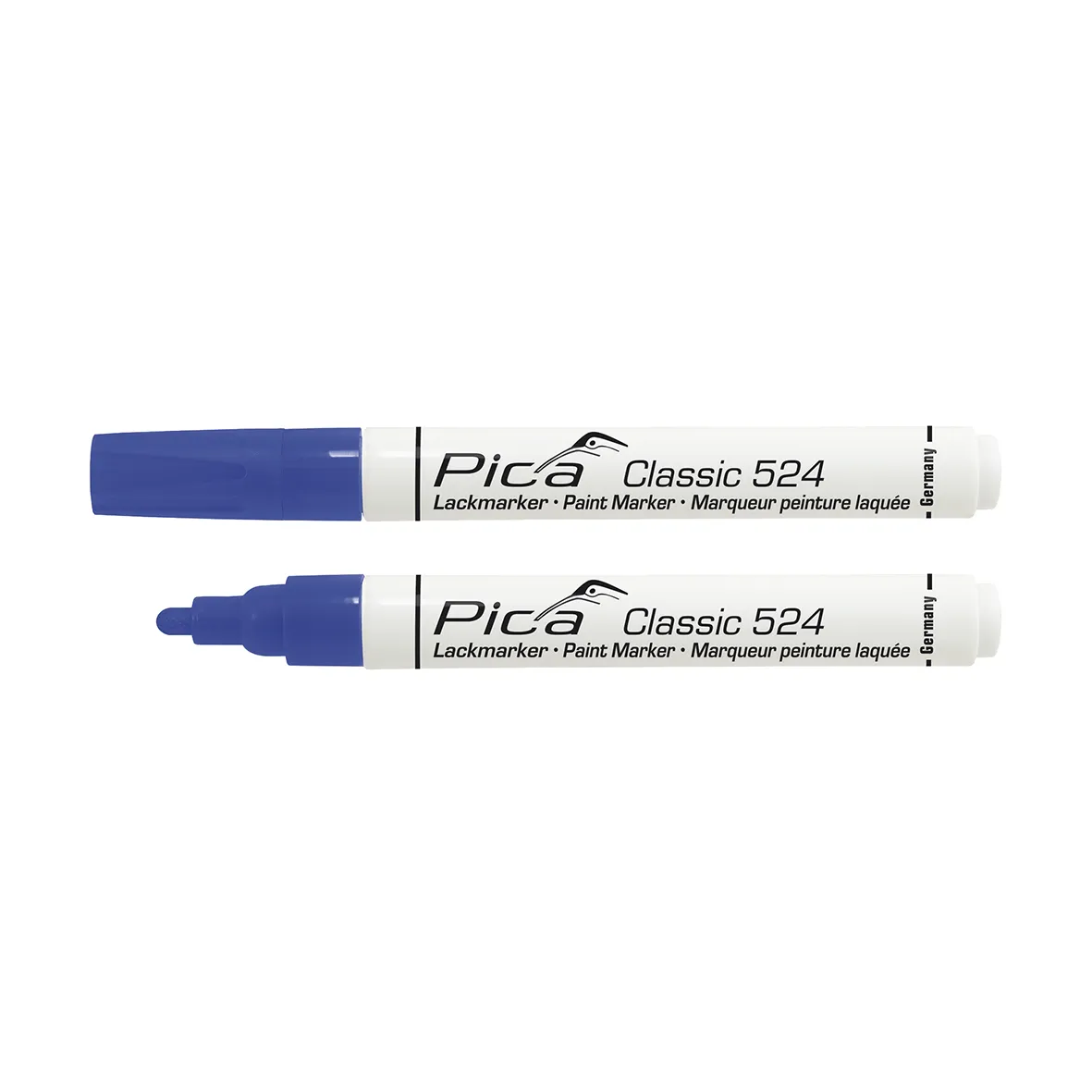 PICA Classic Industry Paint marker 2-4mm rund spids blå