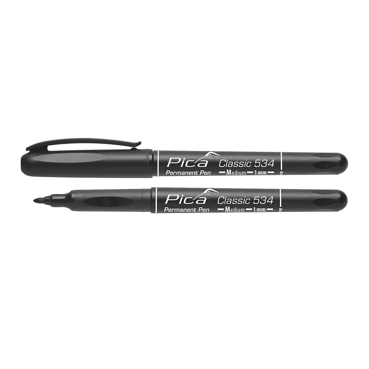 PICA Classic Permanent marker INSTANT-DRY 1mm rund spids sort