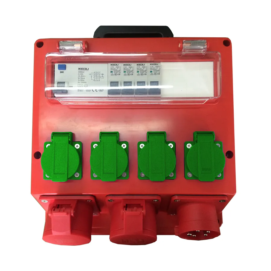 BLUE ELECTRIC Byggestrømstavle 16A - 230/400 volt - DK -  1371270