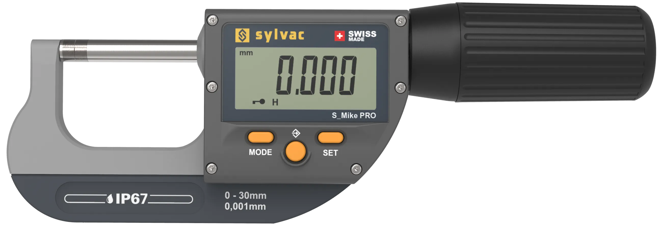 Sylvac digital-mikrometer S_Mike PRO 0-30mm IP67