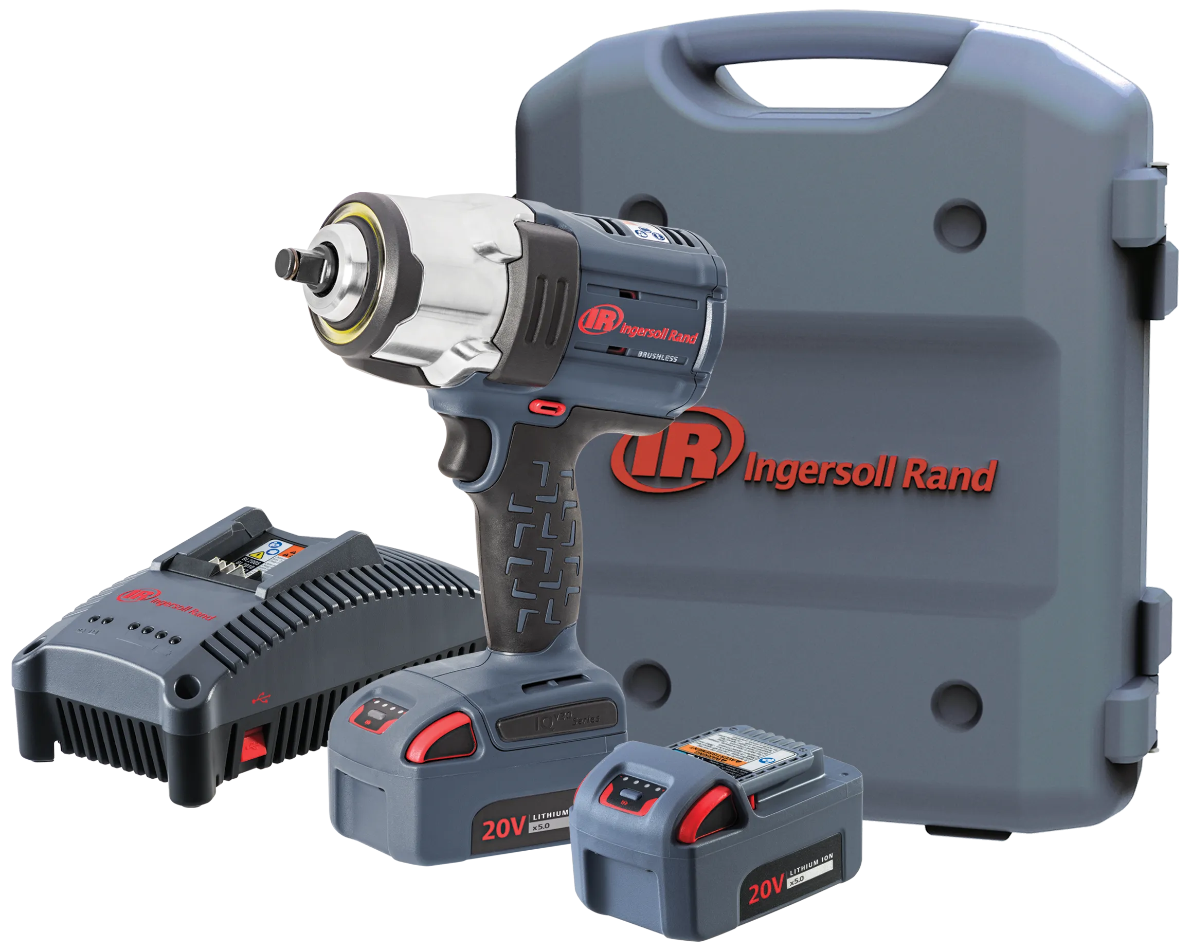 I-R slagnøgle 1/2" 4kt 2040Nm 2×20V/5,0Ah