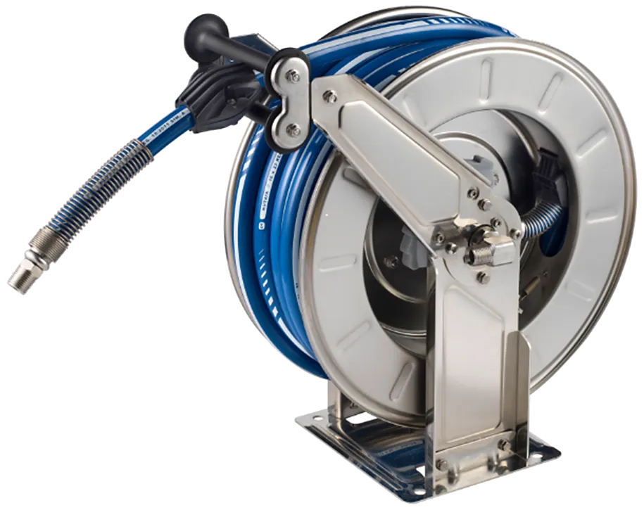 Faicom slangeopr. rustf. vand 150°/400bar 20m 3/8"