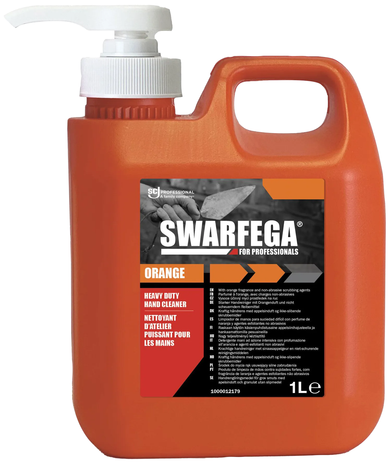 Swarfega Orange håndrens m/pumpe, 6×1ltr