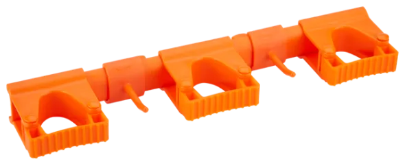 Vikan Hygiejnisk Fleksibelt Vægophængssystem, 420 mm, Orange