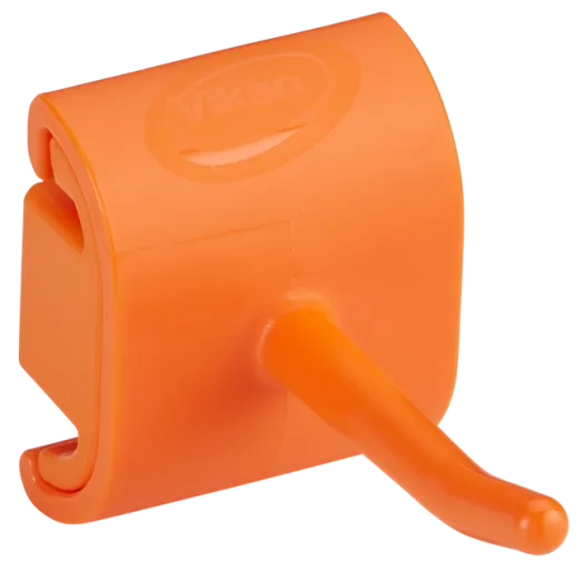 Vikan, Hygiejnisk Vægophæng, Enkeltkrogs Modul, 41 mm, Orange