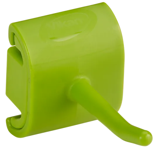 Vikan, Hygiejnisk Vægophæng, Enkeltkrogs Modul, 41 mm, Lime