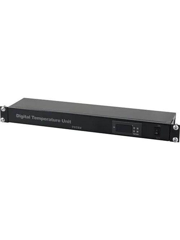 TOTEN 19" 1U digital temperature controller 2x fan conn