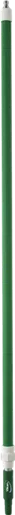 Vikan Alu.teleskopskaft m/vandgennemløb og metal nippel (Q), 1600 - 2780 mm, Ø32 mm, Grøn