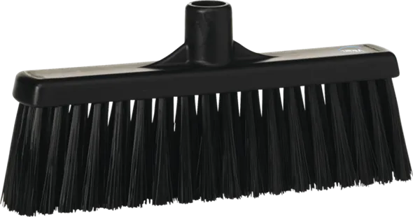 Vikan Fejekost m/ret gevind, 310 mm, Medium, Sort