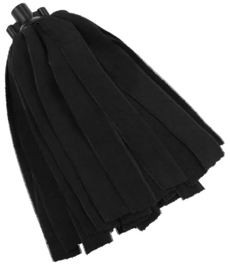 Micro-tech Rundmoppe, 200g, Sort