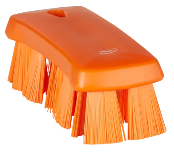 Vikan UST Håndbørste, 176 mm, Stiv, Orange