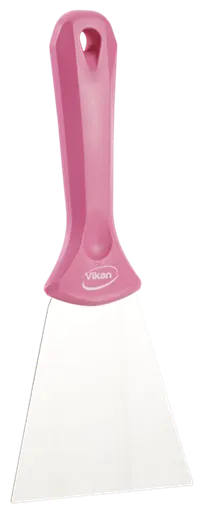 Vikan Rustfri Håndskraber, 100 mm, Pink