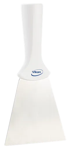 Vikan Rustfri Skraber m/gevind i håndtaget, 100 mm, Hvid