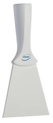 Vikan Nylon Skraber m/gevind i håndtaget, 100 mm, Hvid