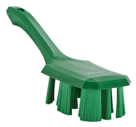 Vikan UST Håndbørste m/kort skaft, 260 mm, Stiv, Grøn