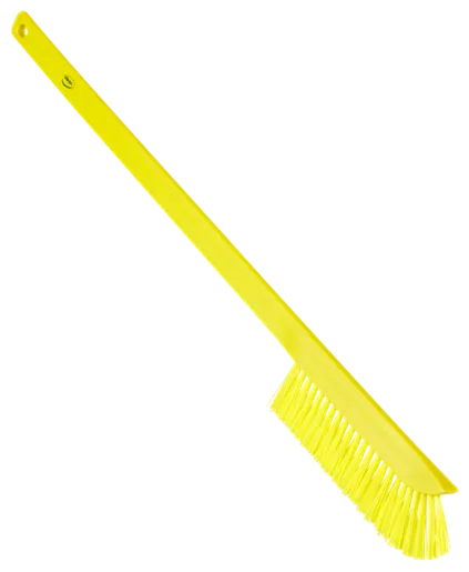Vikan Ultra smal vaskebørste med langt skaft, 600 mm, Medium, Gul