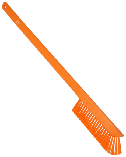 Vikan Ultra smal vaskebørste med langt skaft, 600 mm, Medium, Orange