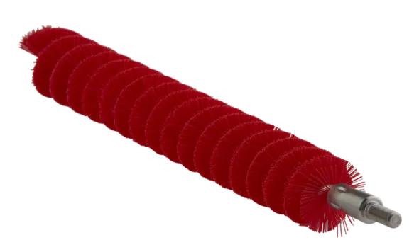 Vikan Rørbørste t/fleksibelt skaft, Ø20 mm, 200 mm, Medium, Rød