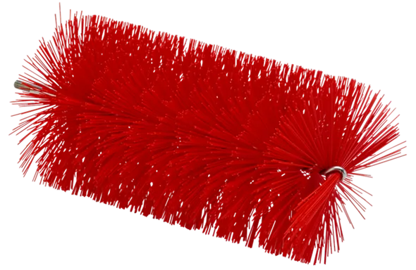 Vikan Rørbørste t/fleksibelt skaft, Ø90 mm, 200 mm, Medium, Rød