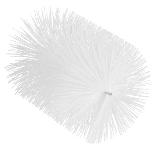 Vikan Rørbørste t/fleksibelt skaft, Ø140 mm, 210 mm, Medium, Hvid