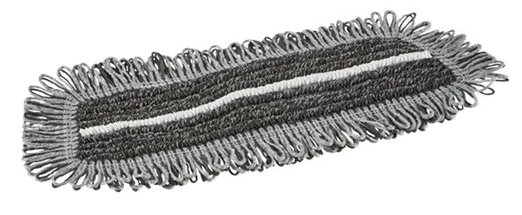 Vikan Damp 47 Dark mikrofibermoppe, Hook & Loop, 25 cm, Grå