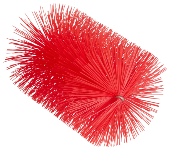 Vikan Rørbørste t/fleksibelt skaft, Ø120 mm, 210 mm, Medium, Rød