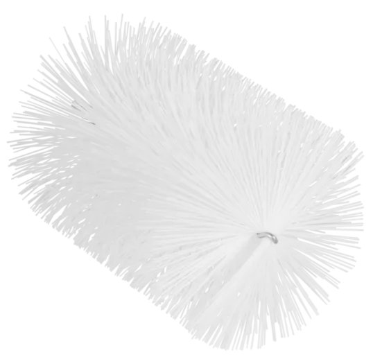 Vikan Rørbørste t/fleksibelt skaft, Ø120 mm, 210 mm, Medium, Hvid