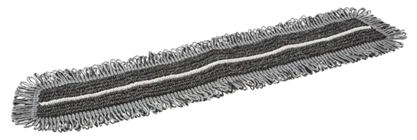 Vikan Damp 47 Dark mikrofibermoppe, Hook & Loop, 60 cm, Grå