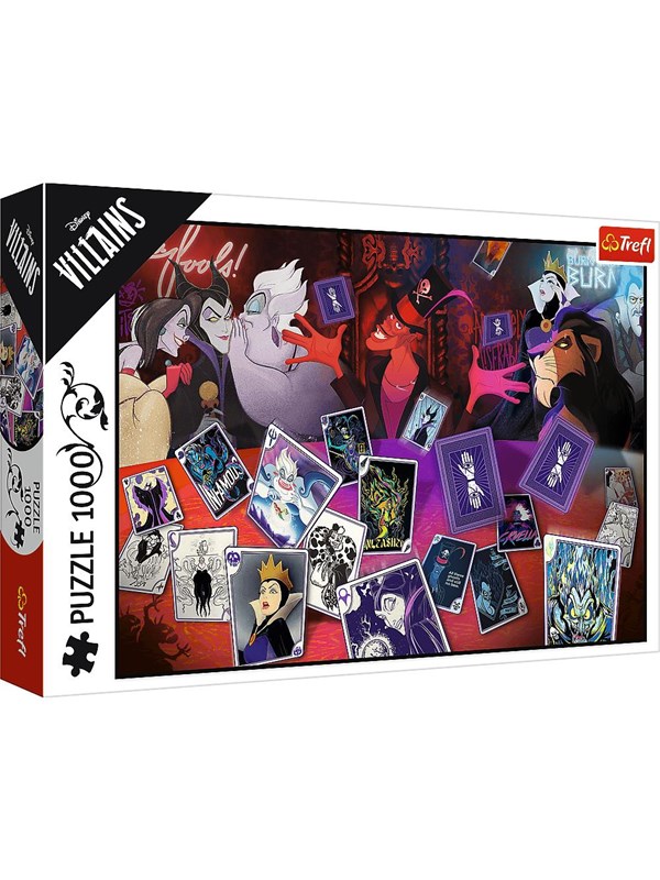 Trefl Puzzle - VILLAINS - Only Good Cards (1000 pieces) Gulv