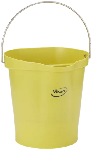 Vikan Spand, Metaldetekterbar, 12 Liter, Gul