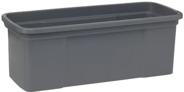 Vikan Moppeboks uden låg, håndtag og præpareringsplade, 40 cm System Størrelse, 550 mm, Grå