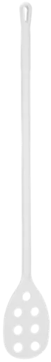 Vikan Omrører m/Huller, Metaldetekterbar, Ø31 mm, 1200 mm, Hvid